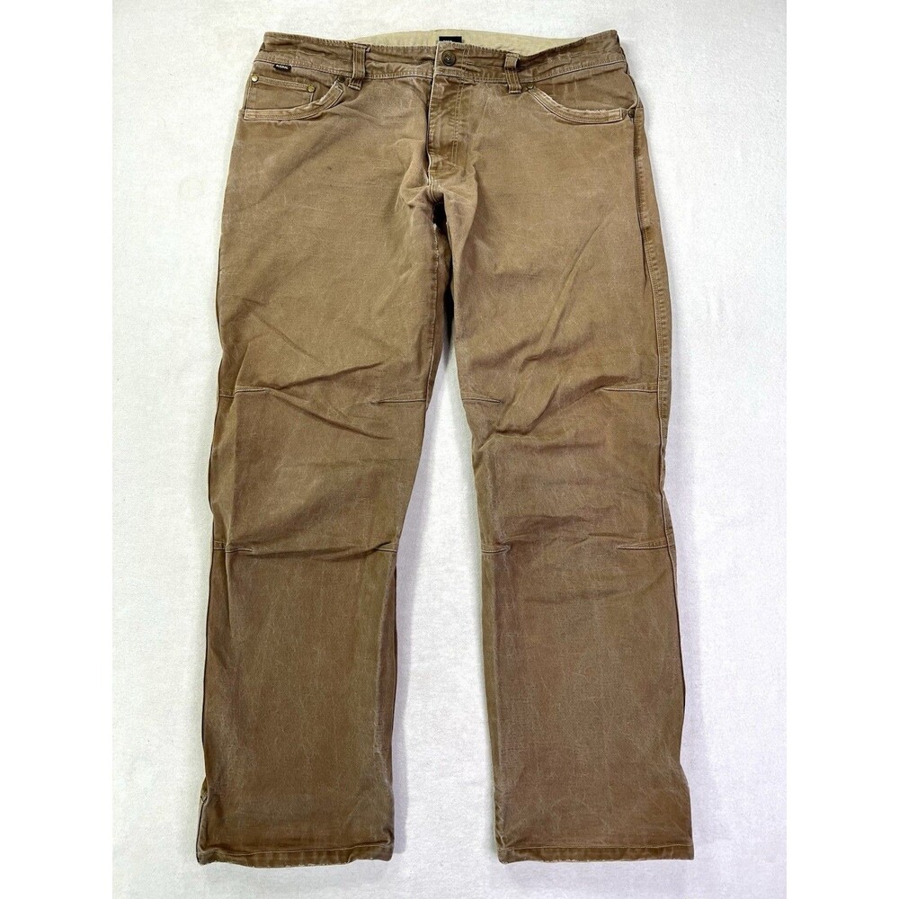 Kuhl Rydr Pants Mens 38x32 Vintage Patina Dye Articulated Knee Hiking Brown
